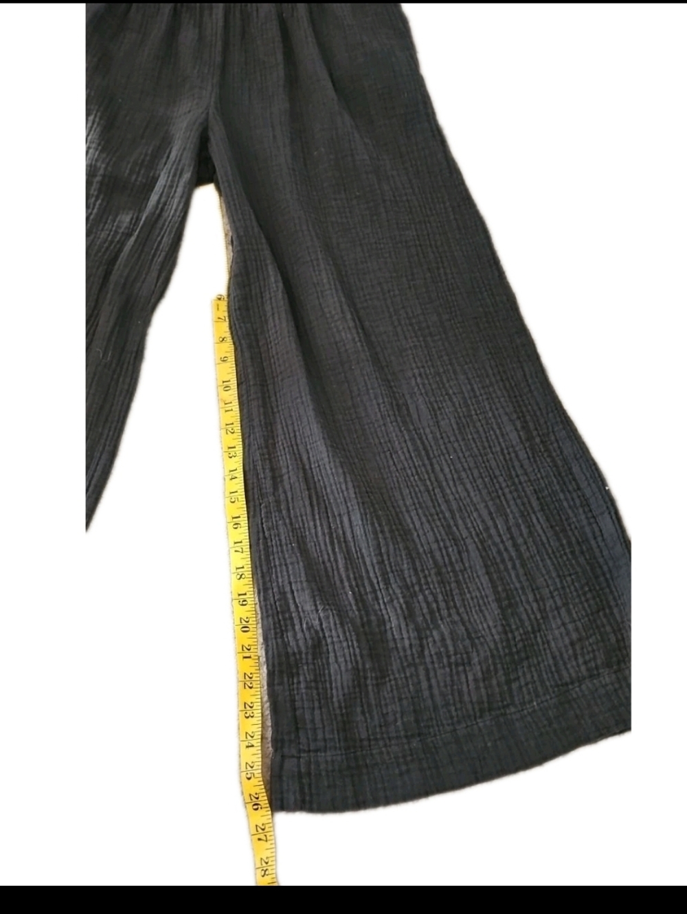 Anthropologie Wide Leg Smocked Boho Flowy Gauze Resortwear Beach Vacation PantXS - Picture 12 of 12